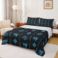 thumbnail image 1 of Feelyou Tribal Aztec Damask Twin Sheet Sets, Western Boho Skeleton Bedding, 3pcs, 1 of 7