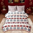 thumbnail image 1 of Feelyou Tribal Boho Aztec Comforter Set 7pcs, Rustic Sheep Skull Queen Bedding Sets, 1 of 8