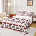 thumbnail image 1 of Feelyou Tribal Boho Aztec Queen Sheet Sets, Rustic Sheep Skull Bed Set, 4pcs, 1 of 7
