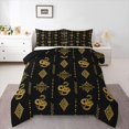 thumbnail image 1 of Feelyou Tribal Snake Twin Comforter Sets, Bohemian Western Aztec Bedding Set, 2pcs, 1 of 8