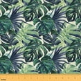 thumbnail image 1 of Feelyou Vintage Palm Child Fabric by the Yard 10 Yards, Tropic Plant Botanical Home Decor Fabric by the Yard, White Green Sewing Fabric, Microfiber Bedroom Decor, 1 of 6