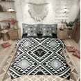 thumbnail image 1 of Feelyou Western Aztec Bedding Comforter Set 7 Pieces, Triangle Square Full Bedding Set, Hippie Bohemian Theme Reversible Fitted Sheet Flat Sheet, Ultra Soft Home Decor, 1 of 7