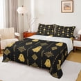 thumbnail image 1 of Feelyou Western Aztec Damask Twin Sheet Sets, Tribal Boho Ghost Bedding, 3 Pieces, 1 of 7