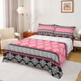 thumbnail image 1 of Feelyou Western Damask Adult Full Size Sheets, Vintage Bohemian Floral Bed Sheets, 4pcs, 1 of 7