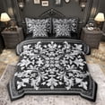 thumbnail image 1 of Feelyou Western Damask Twin Bedding Sets 7pcs, Bohemian Flower Bedding Comforter Set, 1 of 8