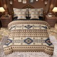 thumbnail image 1 of Feelyou Western Fashion Aztec Bedding Comforter Set 7 Pieces for Adult, Vintage Abstract Ombre Full Bedding Set, Cowgirl Cowboy Reversible Fitted Sheet Flat Sheet, Microfiber Bedroom Decor, 1 of 7