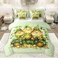 thumbnail image 1 of Feelyou Western Gnome Kids Twin Bedding Sets 7-Piece, Lucky Shamrock Bedding Comforter Set, 1 of 8