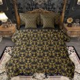 thumbnail image 1 of Feelyou Western Gold Damask Twin Bedding Sets 7pcs, Boho Butterfly Animal Comforter Set, 1 of 8