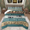thumbnail image 1 of Feelyou Western Lake House Bedding Comforter Set, Rustic Boating Sport Lover Twin Comforter Sets, Teens Adult Men Reversible Bedding Set, Super Cozy Room Decor, 2-Piece, 1 of 8