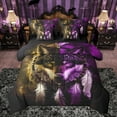 thumbnail image 1 of Feelyou Western Wolf Animal Twin Bedding Sets 7-Piece for Kids, Bohemian Mandala Bedding Comforter Set, Mystic Dreamcatcher Reversible Sheet Sets, Ultra Soft Bedroom Decor, 1 of 8
