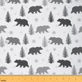 thumbnail image 1 of Feelyou Wildlife Bear Fabric by the Yard 2 Yards for Kids, Jungle Animals Room Decor Fabric by the Yard, Rustic Farmhouse Theme Fabric for Sewing, Super Cozy Room Decor, 1 of 6