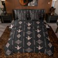 thumbnail image 1 of Feelyou Wildlife Duck Twin Bedding Sets 7pcs, Damask Aztec Triangle Bedding Comforter Set, 1 of 8