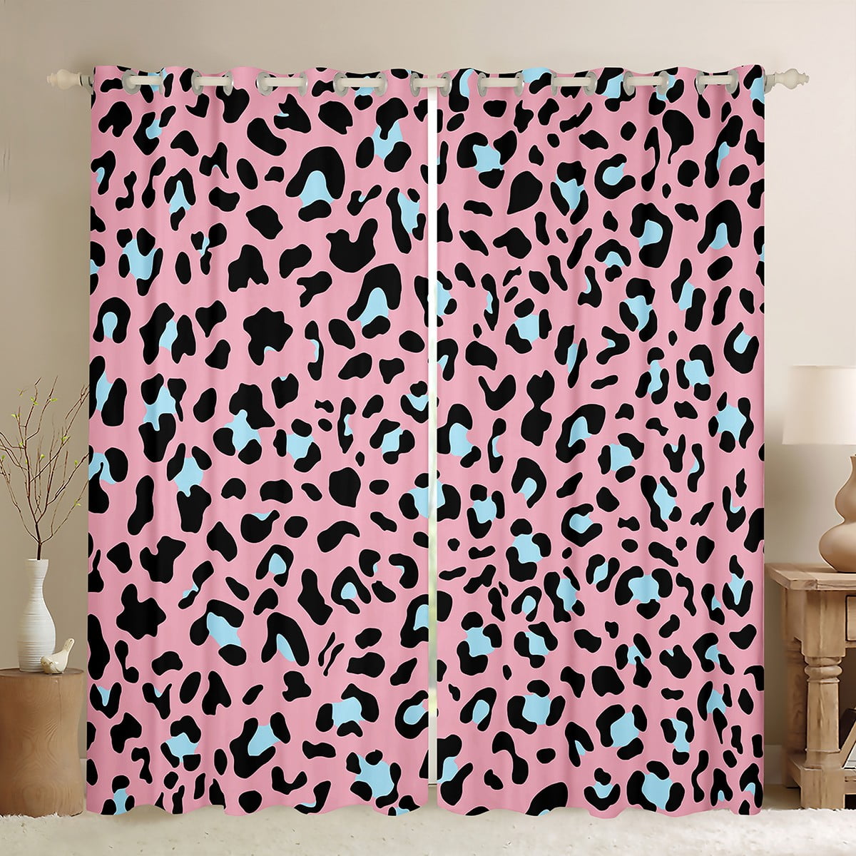 Feelyou Football Blackout Curtains 30%-50% (2 Panels, 38 X 54 Inch) Football City Darkening Drapes For Bedroom Rugby Sports Window Treatments