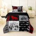 thumbnail image 1 of Feelyou Wildlife Twin Comforter Sets, Hunting Theme Bedding Set, 2pcs, 1 of 7