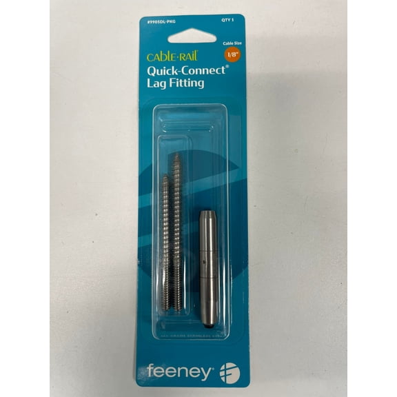 Feeney 9905DL-PKG 1/8" Quick Connect Lag For Cable Rail