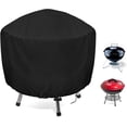 thumbnail image 1 of Feestars Grill Cover for Cuisinart CCG190RB Portable Charcoal Waterproof Griddle Cover for Weber Smokey Joe 14-Inch Grill Black, 1 of 5