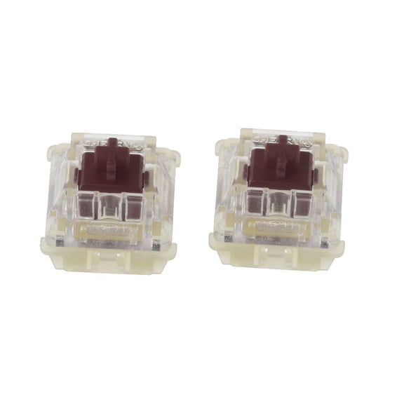 Feet Brown Clear Switches 2 Pieces Mechanical Keyboard Replacement Parts Switches