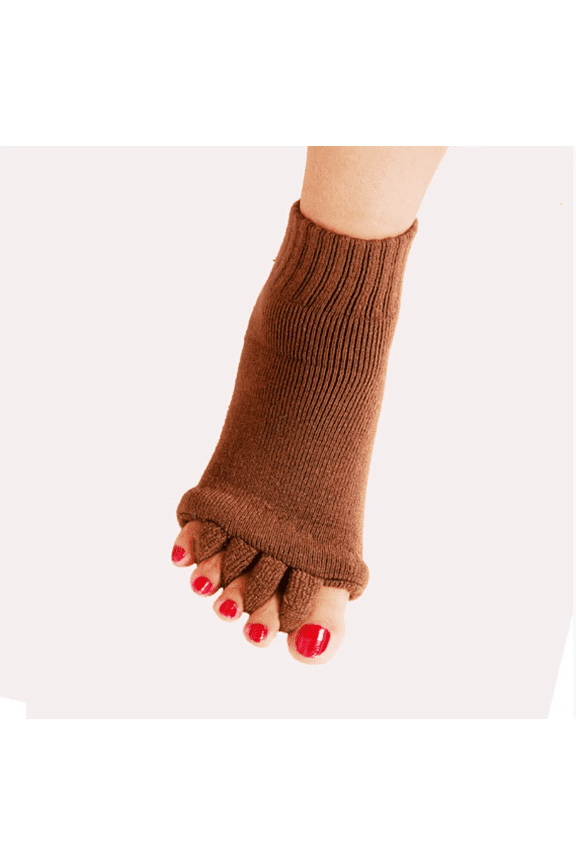 Feet Foot Alignment Socks with Toe Separators – Holiday Socks for Women & Men - Cozy new year Gift Idea