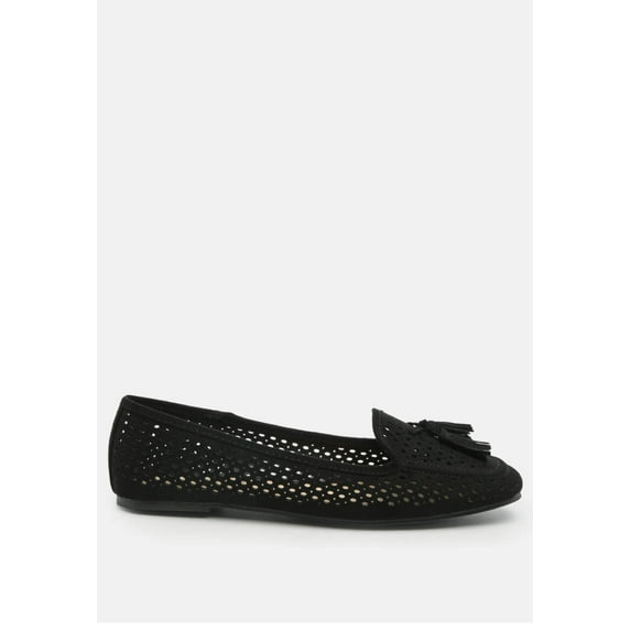 Feet Nest Perforated Microfiber Loafer