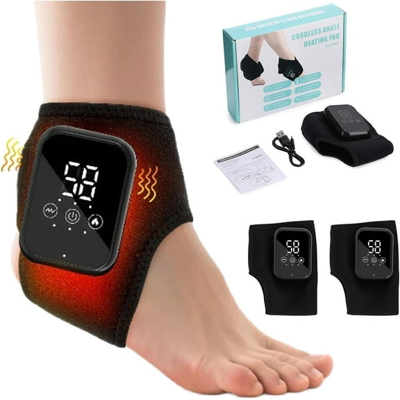 Feet Relief Machine – 360° Deep-Kneading Compression, 2025 New & Improved Wrap-Around Wireless Foot Massager, Foot Renew Triple Method Massager for Home/Office/Travel
