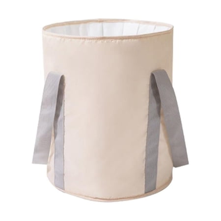 Feet Soaking Bag Bucket Container for Fishing Beige