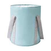 Feet Soaking Bag Bucket Container for Fishing Light Blue