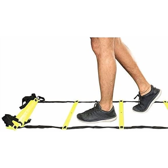 Feet Speed and Agility Training Ladder for High-Intensity Training in Boxing, Soccer, Football, Lacrosse, and Ice Hockey - Improve Your Footwork and Coordination, 15 Feet$$Sport & Recreation Other