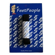 FeetPeople Flat Shoe Laces, Black, 27 Inch