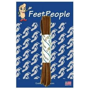 FeetPeople Leather Shoe/Boot Laces, Dark Rust, 27