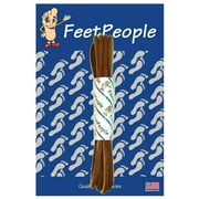 FeetPeople Leather Shoe/Boot Laces, Dark Rust, 27