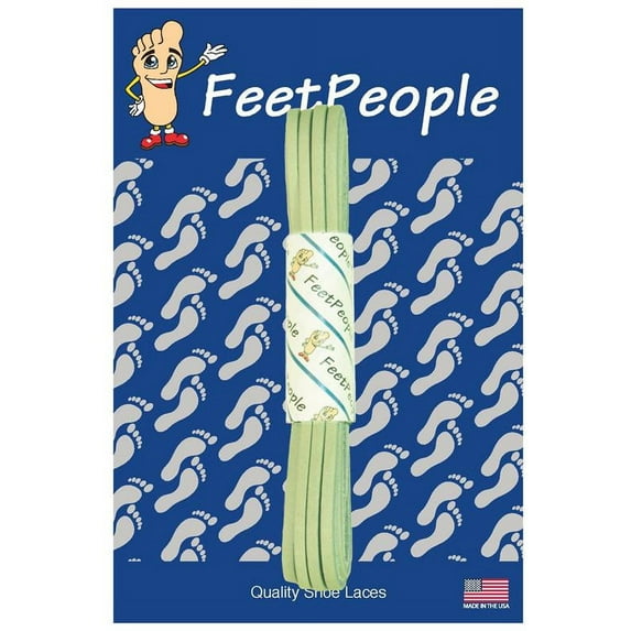 FeetPeople Leather Shoe/Boot Laces, Pearl Grey, 72