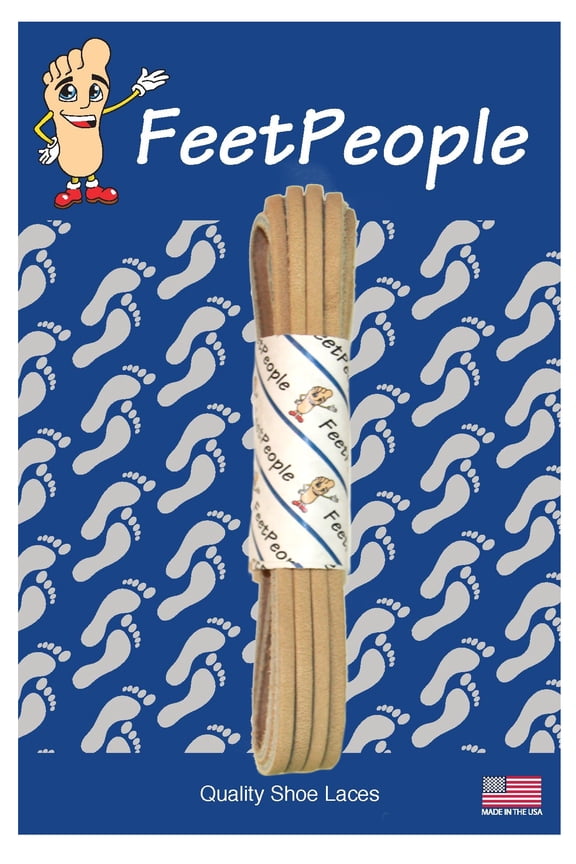 Leather Shoe/Boot Laces, Tan, 45