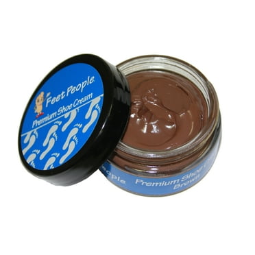 FeetPeople Premium Shoe Cream 1.5 Oz, 1 Pack, Brown