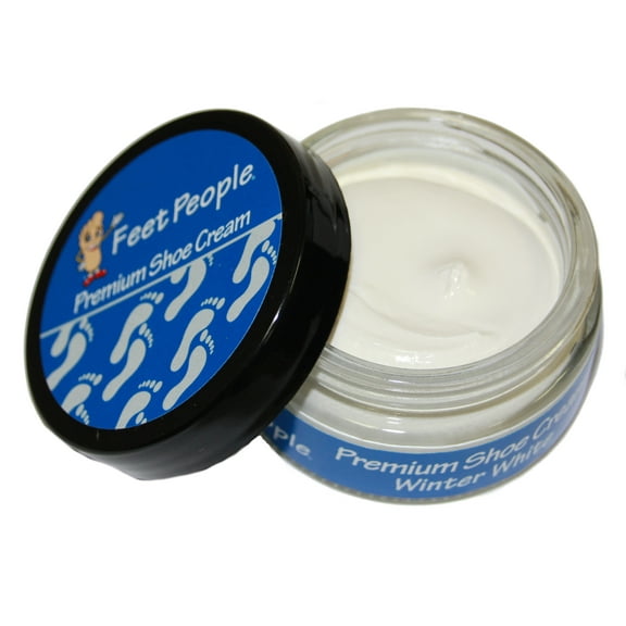 FeetPeople Premium Shoe Cream 1.5 Oz, 1 Pack, Winter White