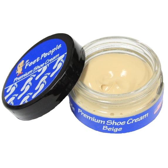FeetPeople Premium Shoe Cream 1.5 Oz, Beige