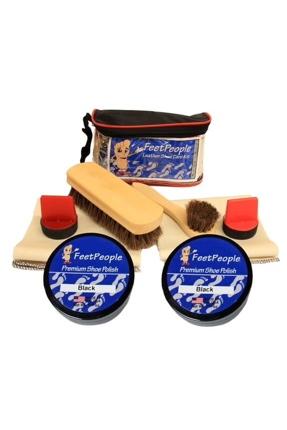 Ultimate Leather Care Kit with Travel Bag, Black