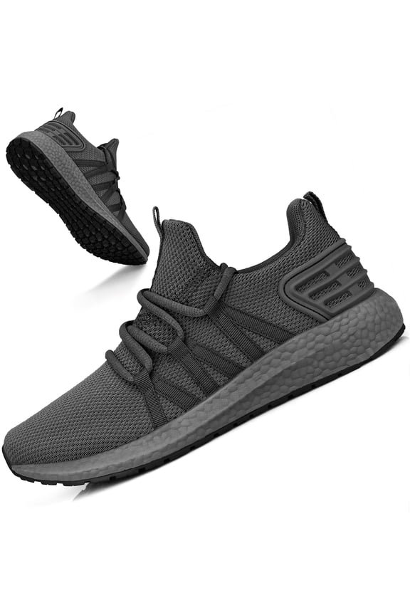 Mens Non Slip Running shoes Breathable Walking Sneakers Gym Work Tennis Shoes