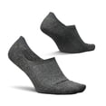 thumbnail image 1 of Feetures Elite Light Cushion Invisible Socks - Anti-Slip Sport Sock Liner with Targeted Compression - Gray, XL (1 Pair), 1 of 8