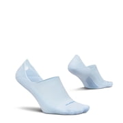Feetures Elite Light Cushion Invisible Socks - Anti-Slip Sport Sock Liner with Targeted Compression - Ice , Medium 1 Pair