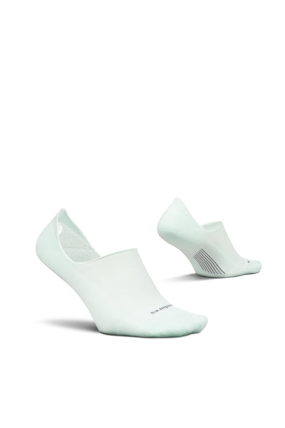Feetures Elite Light Cushion Invisible Socks - Anti-Slip Sport Sock Liner with Targeted Compression - Mint , Medium (1 Pair)