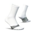 thumbnail image 1 of Feetures Elite Light Cushion Mini Crew Sock - Sport Sock with Targeted Compression - New White, XL (1 Pair), 1 of 8