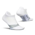 thumbnail image 1 of Feetures Elite Light Cushion No Show Tab Ankle Socks - Sport Sock with Targeted Compression - White Lilatech, M (1 Pair), 1 of 7