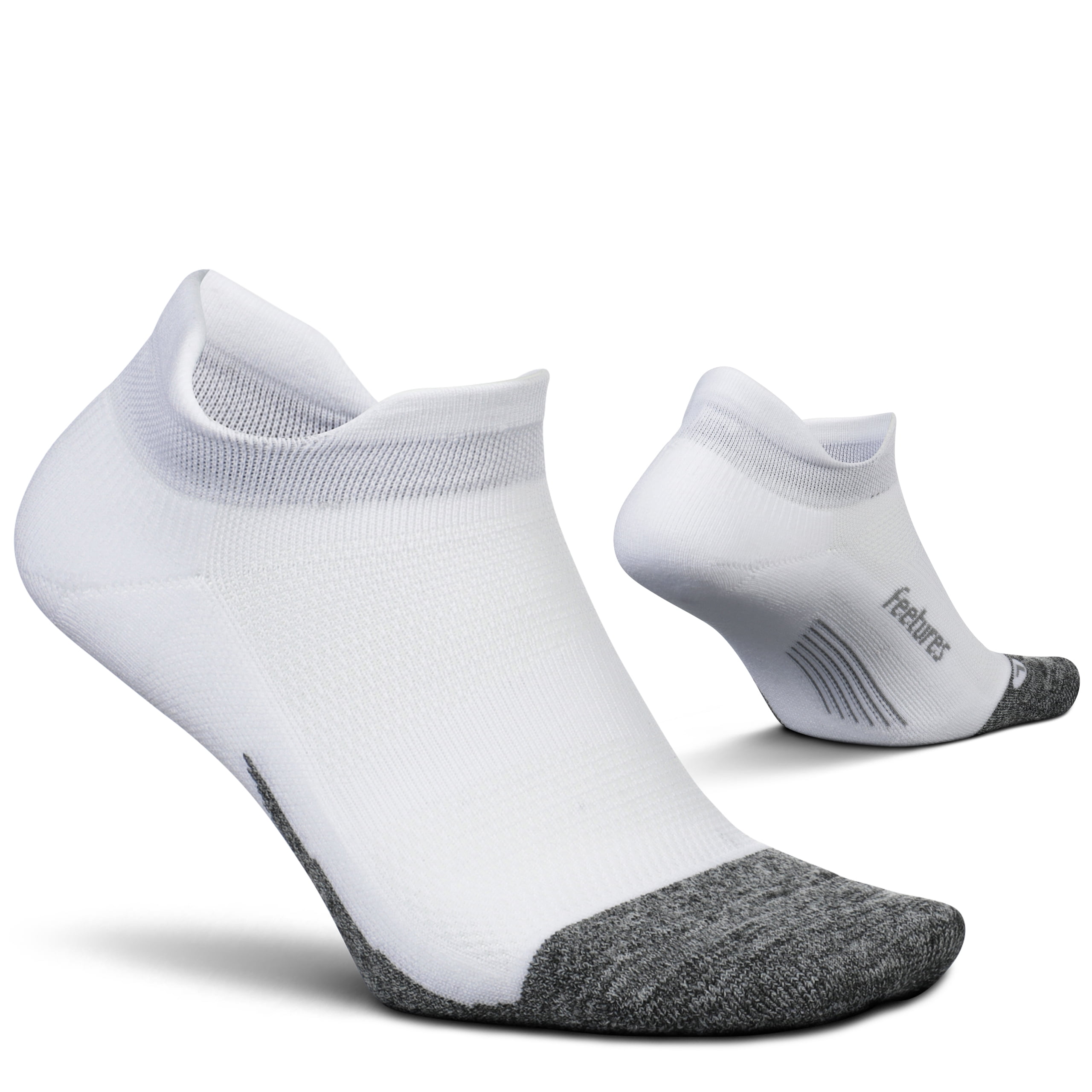 Feetures Elite Light Cushion No Show Tab Solid Running Socks for