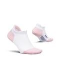 thumbnail image 1 of Feetures Elite Max Cushion No Show Tab Wave- Running Socks for Men & Women, Athletic Compression Socks, Moisture Wicking - White Rose , Medium (1 Pair), 1 of 7