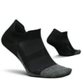 thumbnail image 1 of Feetures Elite Ultra Light Cushion Ankle Socks - Sport Sock with Targeted Compression - Black, XL (1 Pair), 1 of 6