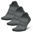 thumbnail image 1 of Feetures High Performance Max Cushion Ankle Sock - No Show Socks for Women & Men with Heel Tab -Heather Grey, M - (3 Pair), 1 of 5