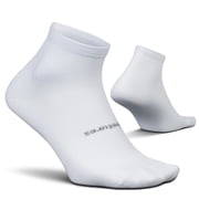 Feetures High Performance Ultra Light Cushion Quarter Sock - Moisture-Wicking Athletic Socks - White, L 1 Pair