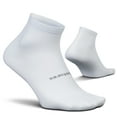 thumbnail image 1 of Feetures High Performance Ultra Light Cushion Quarter Sock - Moisture-Wicking Athletic Socks - White, M (1 Pair), 1 of 5