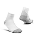 thumbnail image 1 of Feetures Plantar Fasciitis Relief Light Cushion Quarter Sock - Arch Support for Men & Women - White, M (1 Pair), 1 of 6