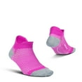 thumbnail image 1 of Feetures Plantar Fasciitis Relief Sock Light Cushion No Show Tab - Targeted Compression Sock for Women & Men - L, Fuchsia (1 Pair), 1 of 6